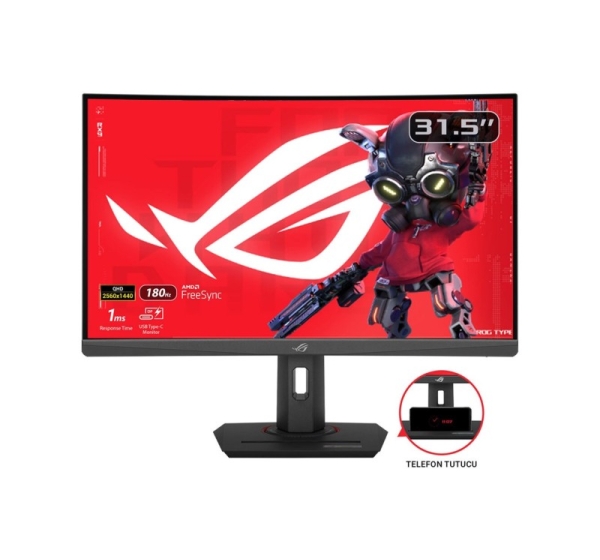 ASUS ROG Strix XG32WCS computer monitor 80 cm (31.5") 2560 x 1440 pixels Quad HD LED Black