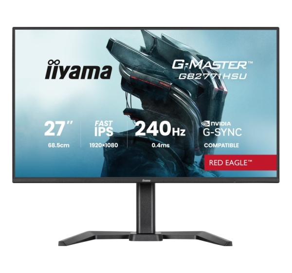 iiyama G-MASTER GB2771HSU-B1 computer monitor 68.6 cm (27") 1920 x 1080 pixels Full HD Black