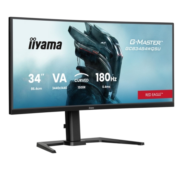 IIYAMA 34" Monitor GCB3484WQSU-B1 21:9 HDMI DP USB