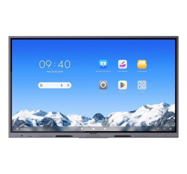 Hikvision Value Series DS-D5C75RB/A2L interactive whiteboard 190.5 cm (75") 3840 x 2160 pixels Touchscreen Grey