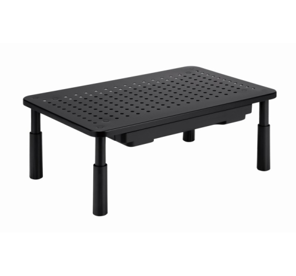 Gembird MS-TABLE-D-01 Adjustable monitor stand with drawer (rectangle)