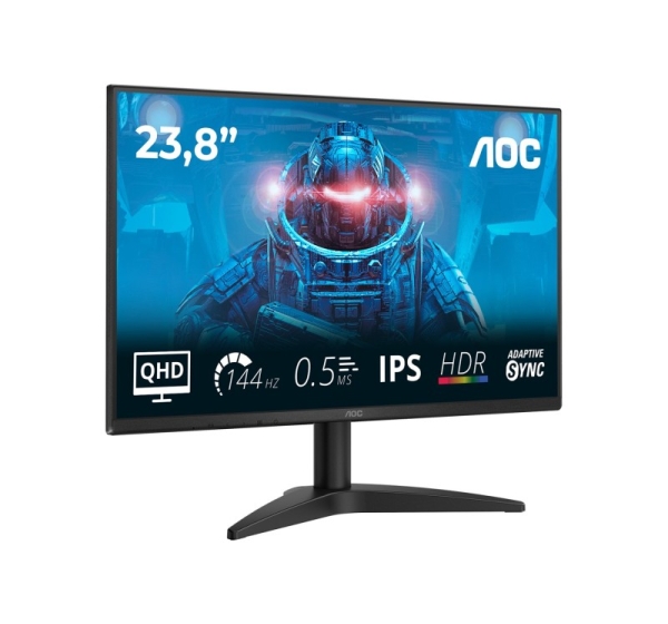 AOC B3 Q24B36X computer monitor 60.5 cm (23.8") 2560 x 1440 pixels Quad HD LED Black