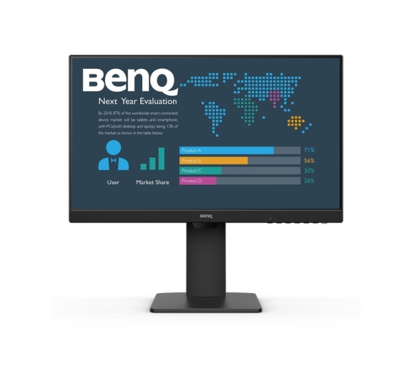 BenQ BL2486TC computer monitor 60.5 cm (23.8") 1920 x 1080 pixels Full HD Black
