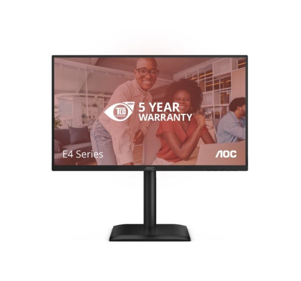AOC E4 24E4CV computer monitor 60.5 cm (23.8") 1920 x 1080 pixels Full HD LED Black