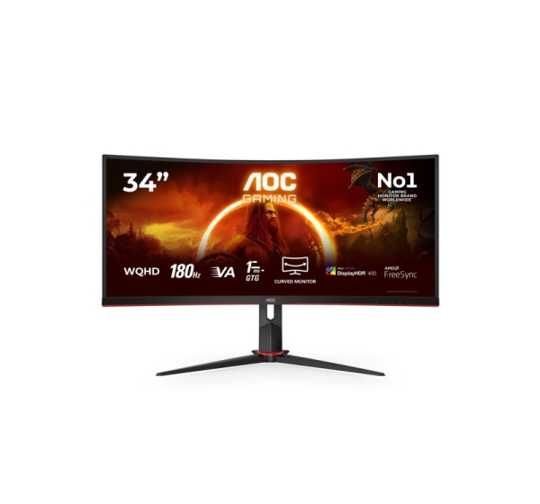 AOC Gaming CU34G2XP/BK skarm - WLED -