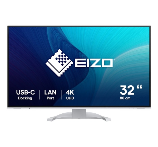 EIZO FlexScan EV3240X-WT computer monitor 80 cm (31.5") 3840 x 2160 pixels 4K Ultra HD LCD White