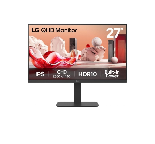 LG 27BA54QB-B computer monitor 68.6 cm (27") 2560 x 1440 pixels Quad HD LCD Black