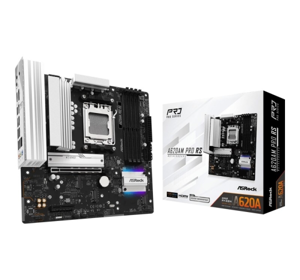 Asrock A620AM Pro RS AMD A620A Socket AM5 micro ATX