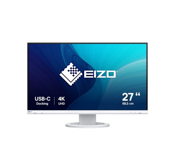 EIZO FlexScan EV2740S-WT computer monitor 68.6 cm (27") 3840 x 2160 pixels 4K Ultra HD LCD White