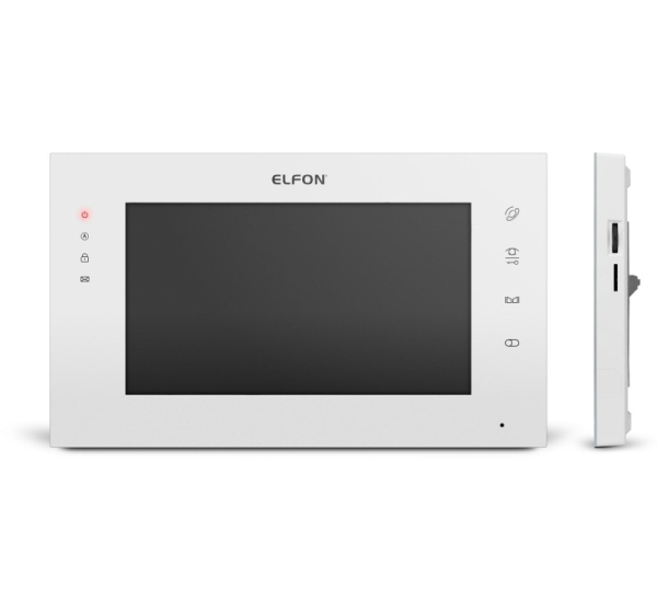 7" Monitor Elfon OP-VM7F White