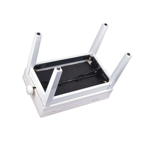 V-TONE PIANO BENCH 2 WH with storage WHITE