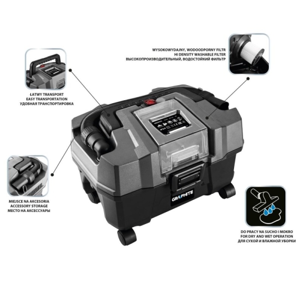 Graphite 58GE105 vacuum