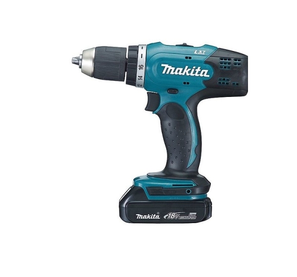 Makita DDF453SYE cordless drill/driver Black, Blue