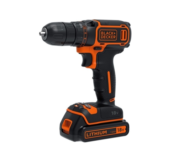 Black & Decker BDCDC18K-QW bor Sort, O