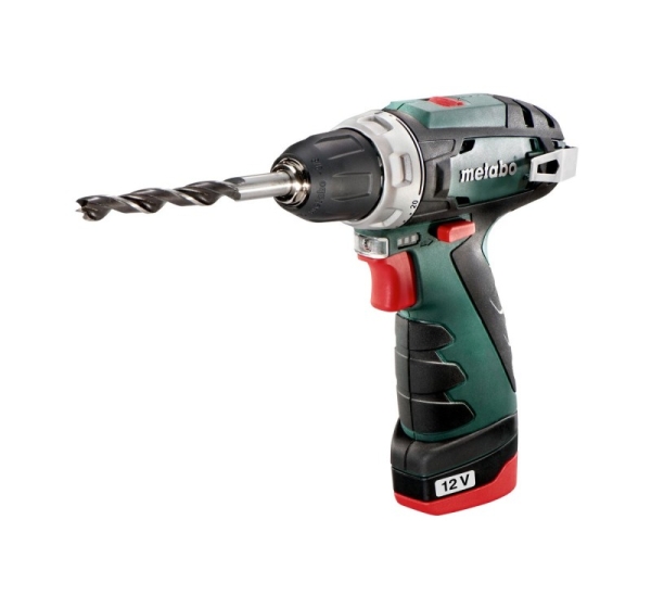 Metabo POWERMAXX BS BASIC 1400 RPM Keyless 800 g Black, Red