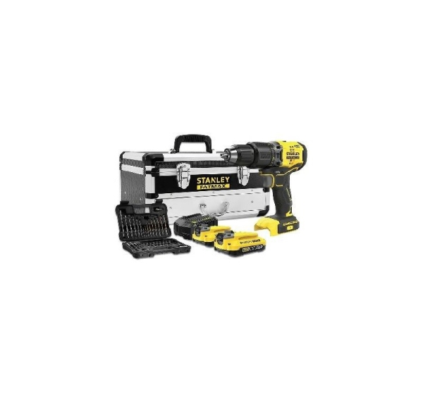 STANLEY WKRĘTARKA V20 SFMCD715D2F 60Nm 2x2,0Ah +50ACC SKRZYNIA METAL ...