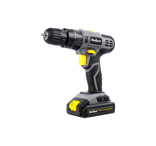 Cordless impact drill driver 20V 2A box
