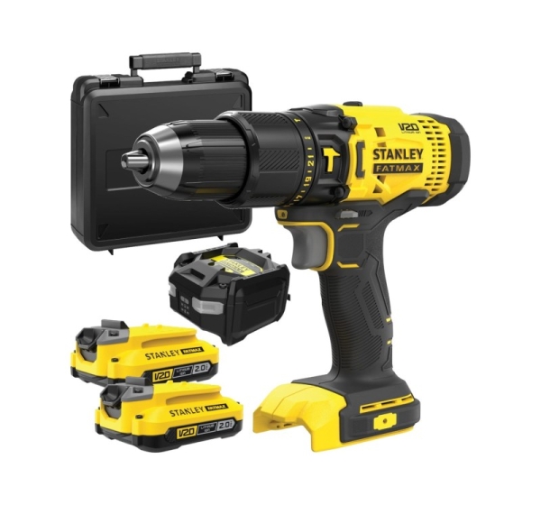 STANLEY SFMCD711D2K 2X2Ah cordless drill/driver