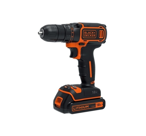Black & Decker BDCDC18-QW drill 650 RPM Black, Orange