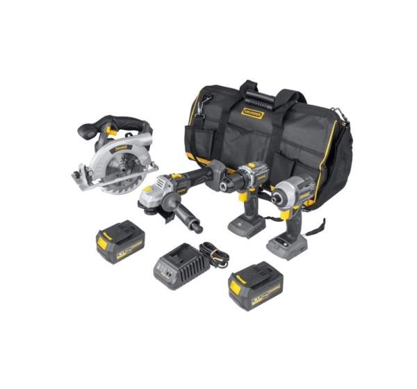 TOOL SET 4 TOOLS 2X4AH 18V