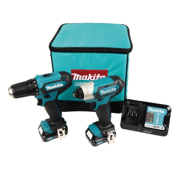 Makita CLX224A Battery Toolbox 12V MAX; 2 x 2.0 Ah