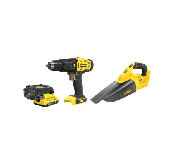 2-piece 18V cordless tool set SFMCK219D1 STANLEY