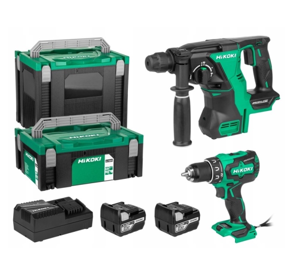 Kit 18V DS18DBS+DH18DBL 2x5Ah batteries