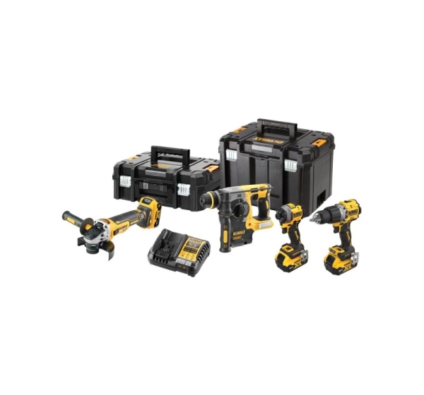 DeWalt DCK429P3T-QW Combo set DCD805 + DCG405 + DCH273 + DCF850, 18 V black, yellow