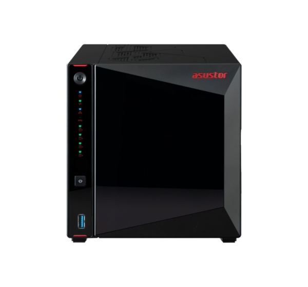Asustor AS5404T NAS/storage server Intel® Celeron® N5105 4 GB DDR4 0 TB ADM Black