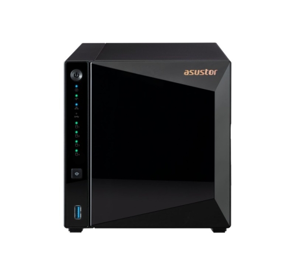Asustor DRIVESTOR 4 Pro Gen2 AS3304T V2 NAS Realtek RTD1619B 2 GB DDR4 ADM Black