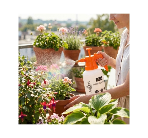 Pressure Sprayer ADLER AD 6811 manual 1L White, Orange