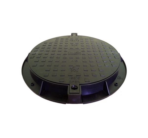 GARDEN SEWERAGE COVER 780PE-B A15 BLACK