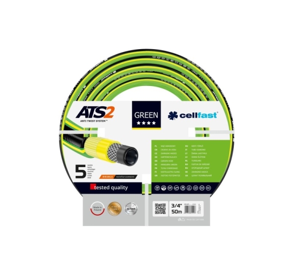 Garden hose Cellfast 15-121 GREEN ATS2™ 3/4" 50m