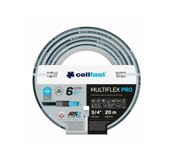 CELLFAST GARDEN HOSE MULTIFLEX PRO ATS2 3/4" 50m