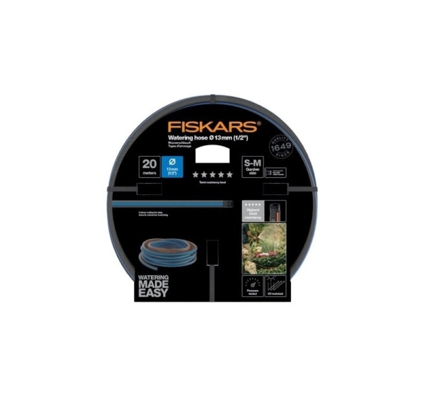 Fiskars 1027107 garden hose 20 m Above ground Blue, Grey