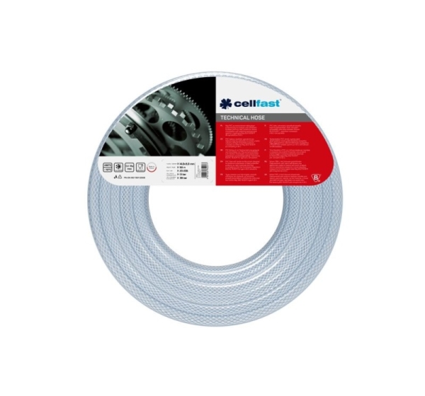 Reinforced technical hose 14mm*3mm*50m
