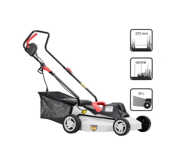 NAC ELECTRIC LAWN MOWER 1500W 37cm LE15-37-PB-S