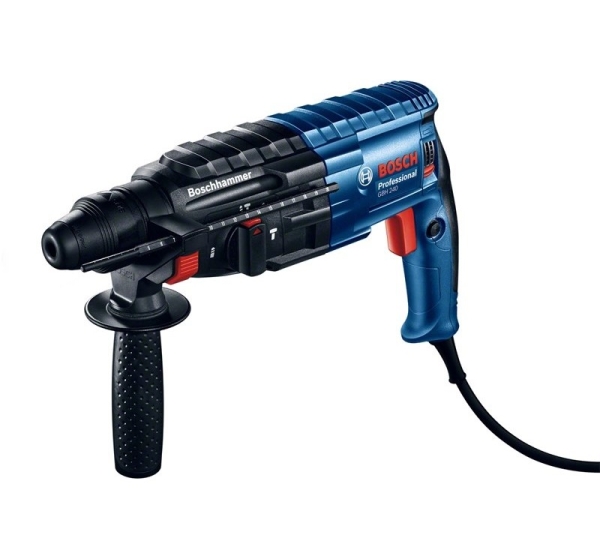BOSCH ROTARY HAMMER DRILL WITH FORGING OPTION 790W 2.7J GBH 240