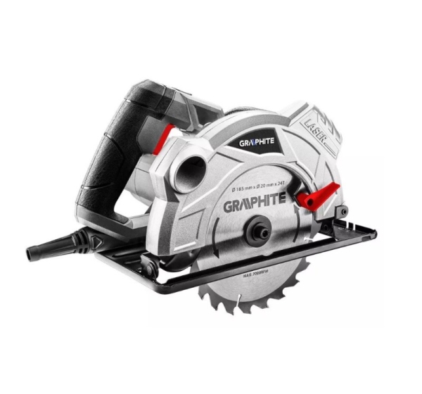 Circular saw 1500W Graphite circular saw blade 185 mm