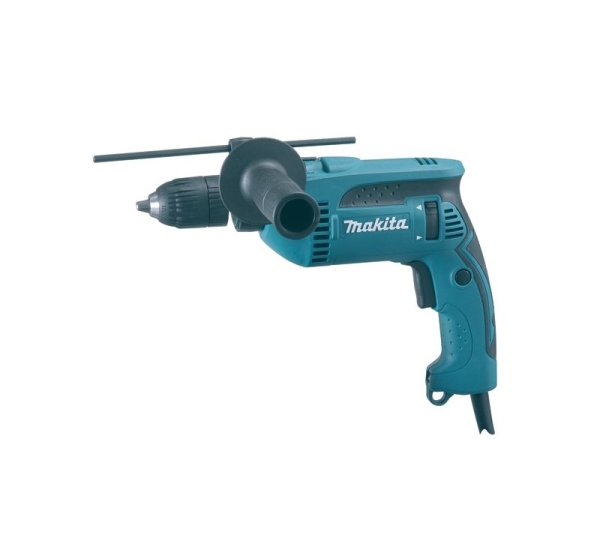 Makita HP1641K drill 2800 RPM Keyless 2 kg Black, Blue