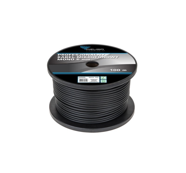 Kabel mikrofonowy mono 6mm profesjonalny