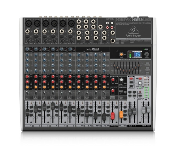 Behringer X1832USB audio mixer 18 channels