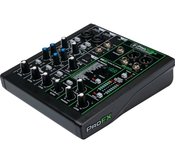 Mackie ProFX6v3 - 6-channel analogue mixer with USB interface, black