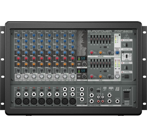 Behringer PMP1680S audio mixer 10 channels 10 - 200000 Hz Black