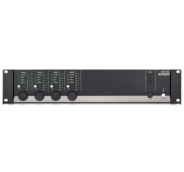 4-zone audio matrix AUDAC MTX48