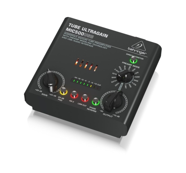 Behringer MIC500USB audio preamplifier