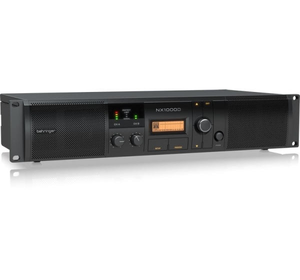 Behringer NX1000D audio amplifier Performance/stage Black