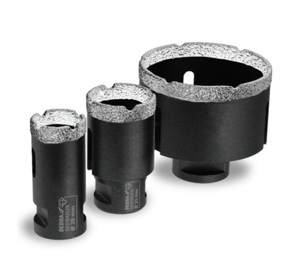 Set of diamond corers Vacuum Brazed 28,35,68mm 3 p