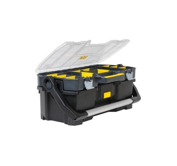 Stanley 1-97-514 small parts/tool box Black, Transparent