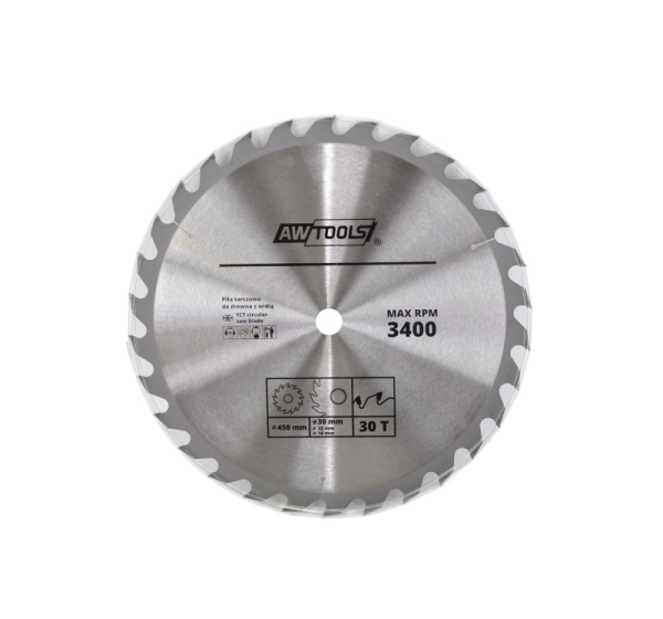 AWTOOLS TCT CIRCULAR SAW BLADE 600x30x60z